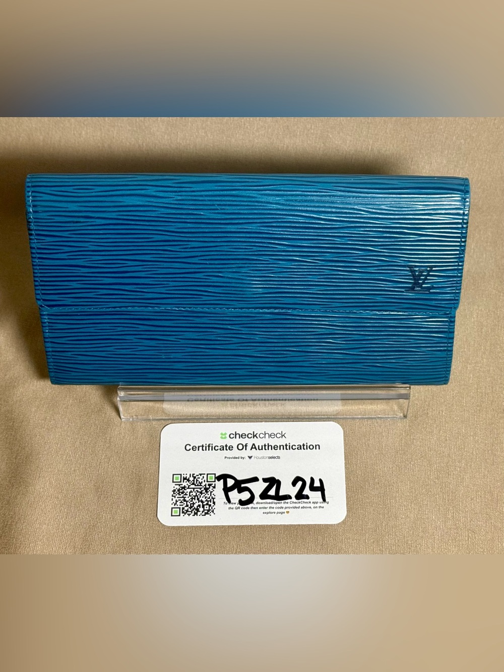 ✨ Authentic Louis Vuitton Portefeuille Sarah Blue Epi Leather ✨ Date Cd: CA1928 - Picture 3 of 12